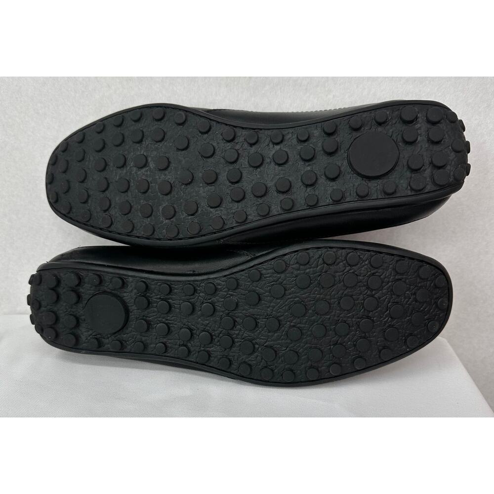 Florsheim Throttle Driver Leather Round Moc Toe Rubber Sole Loafers 10.5M - Picture 8 of 8